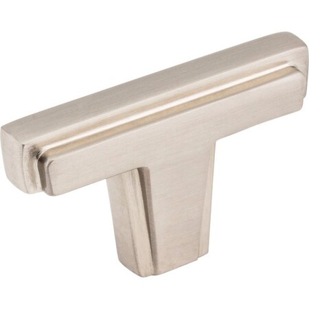 Jeffrey Alexander 2" Satin Nickel Lexa Cabinet "T" Knob 259SN